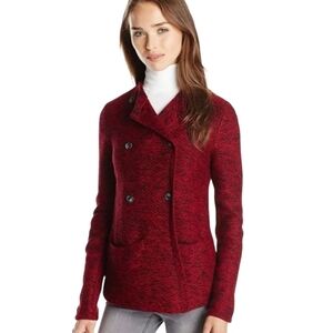 Lucky Brand Red & Black‎ Cardigan Sweater Size XS